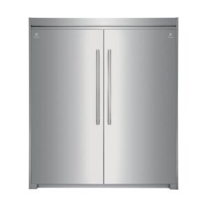 Combo Twin Electrolux No Frost 527 Lt Silver EI33AF80WS y EI33AR80WS + Trimkit