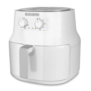 Freidora de Aire Black + Decker de 4.5 Litros Blanca| HF4004W