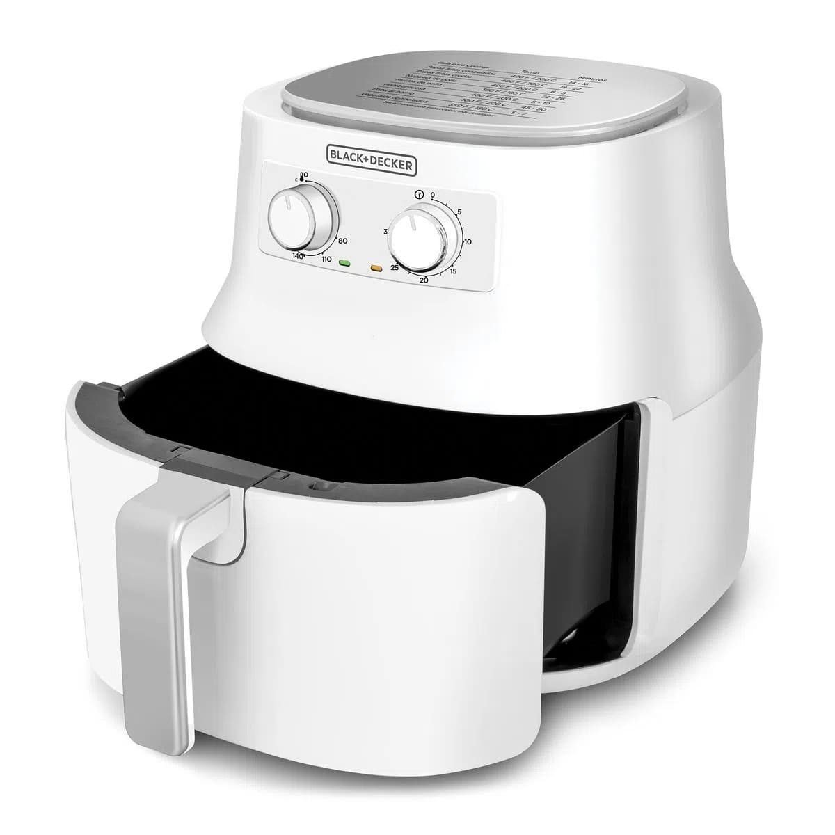 Freidora de Aire Black + Decker de 4.5 Litros Blanca| HF4004W - Image 2