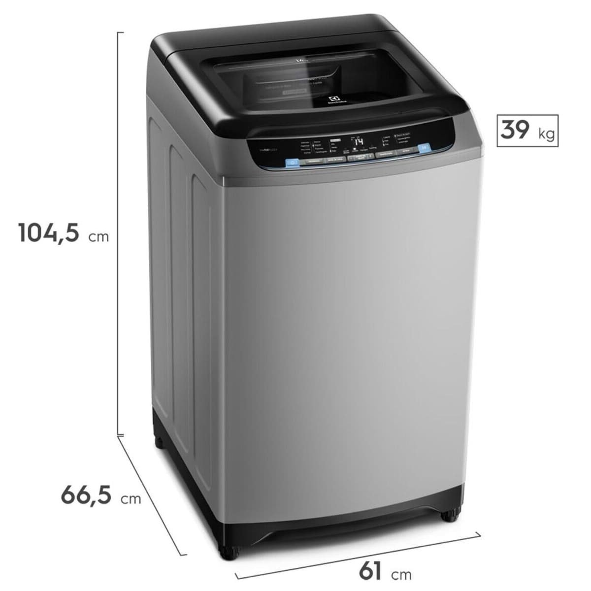 Lavadora Electrolux 14 Kg Superior Essential Care Gris | EWIX14F3CSG - Image 3