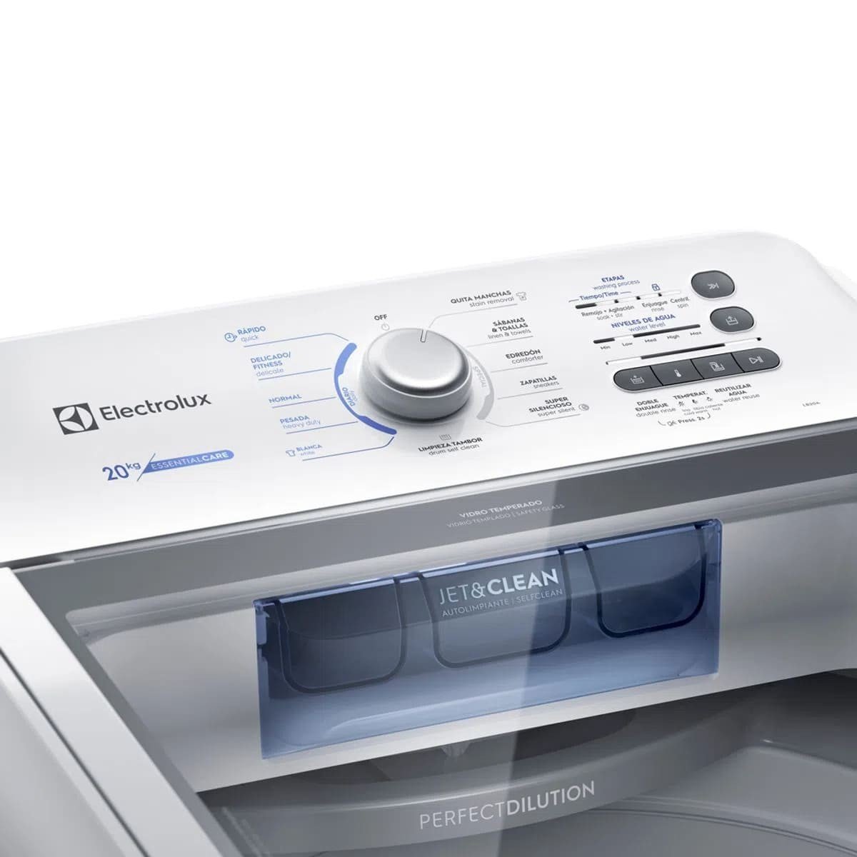 Lavadora Electrolux 20 Kg Carga Superior Blanca con Agitador | LB20A - Image 4