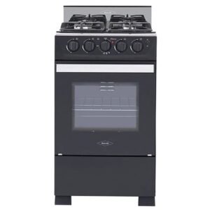 Estufa de Piso Haceb 4 puestos 50cm Romero Cristal Gas Natural | ESTUFA ROMERO CRISTAL 50 GN NE