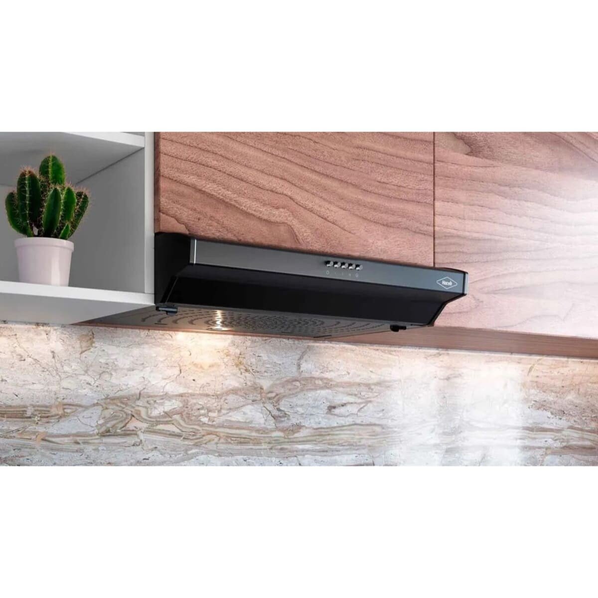 Campana Extractora Haceb Kala Negra 60cm 3 Velocidades | CAMP KALA 60 REC V3 NE - Image 2