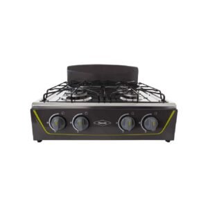 Estufa de Sobremesa Haceb Avellana T Gas Natural 4 Puestos Plata EM AVELLANA T PL