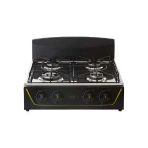 Estufa de Sobremesa Haceb Avellana T Gas Natural 4 Puestos Negra EM AVELLANA T NE