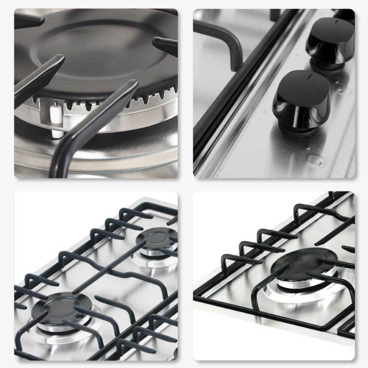 Cubierta Empotrable Challenger 65cm a Gas 4 Puestos Inox | SS 6640 EI - Image 2