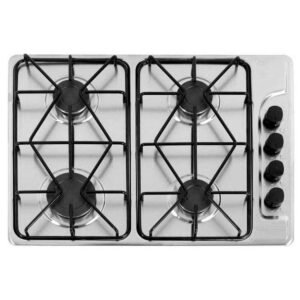 Cubierta Empotrable Challenger 58.5cm a Gas 4 Puestos Inox | SP 6043