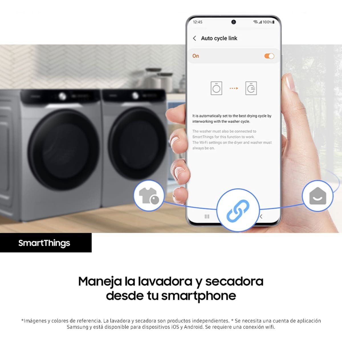 Secadora Samsung 22 Kg a Gas Carga Frontal Panel Multicontrol Gris| DVG22C6370P/CO - Image 6