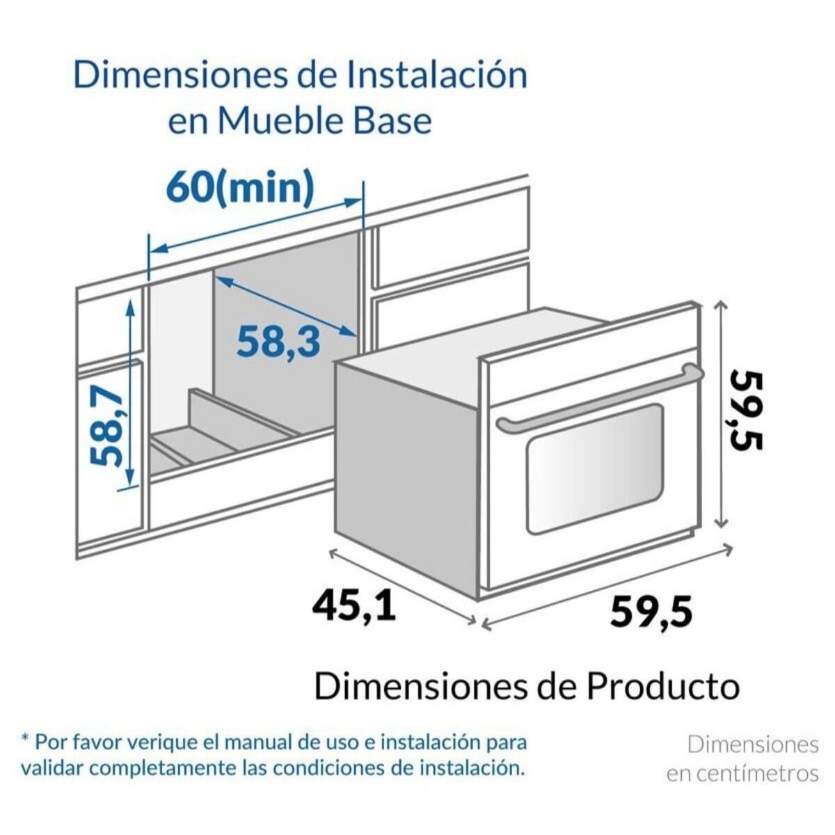 Horno Empotrable Challenger 60cm Multifunción Eléctrico Inox| HE 2502 - Image 5