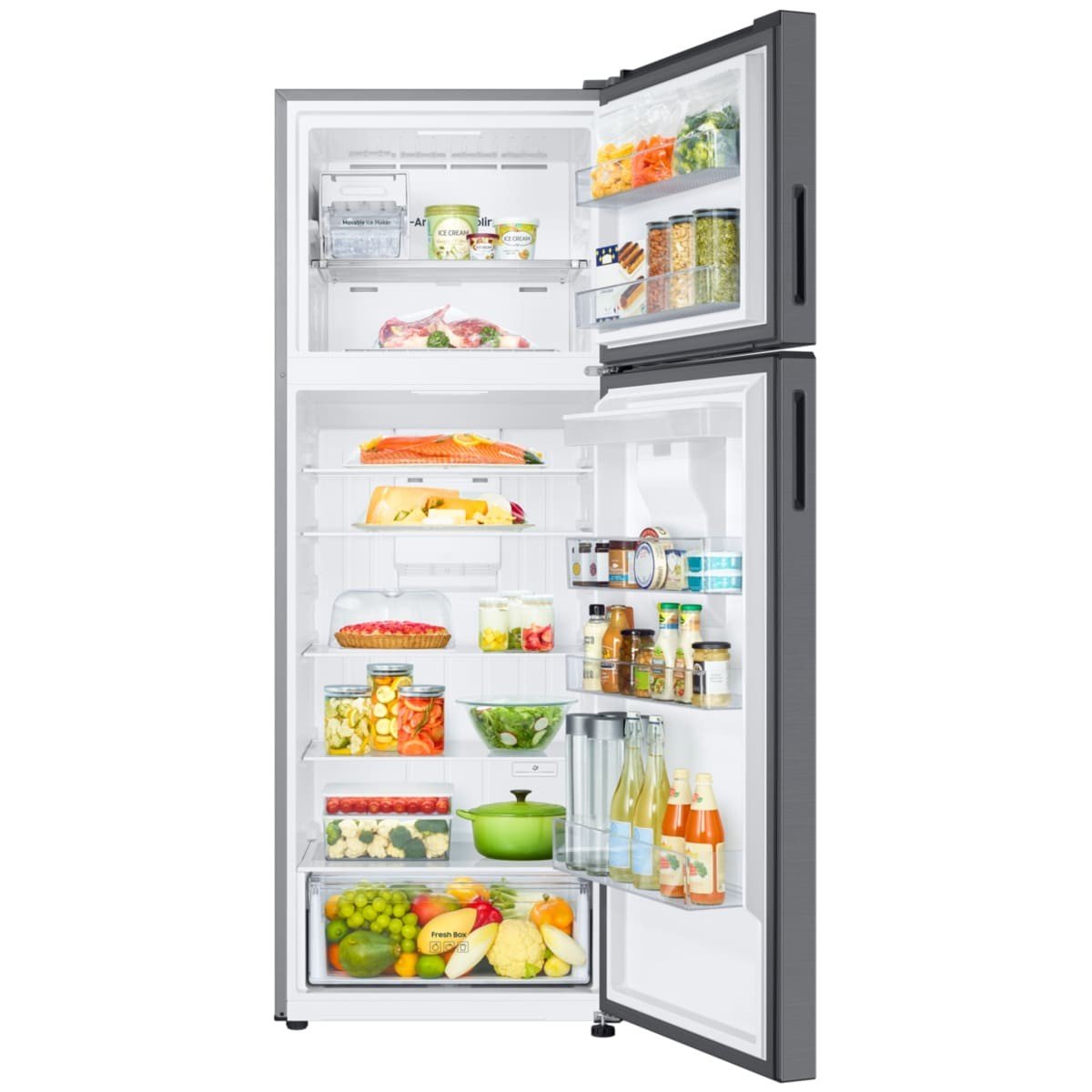 Nevera Samsung 412 Litros No Frost Top Mount Plateada RT42DG6220S9/CO - Image 2