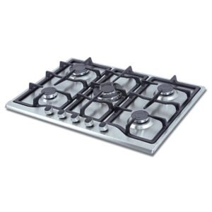 Cubierta Empotrable Challenger 76cm 5 puestos Inox SI 6951 EI