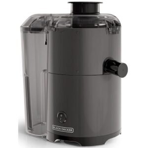 Extractor de Jugos Black + Decker 400 Watts Silencioso Negro JE2500B-LA