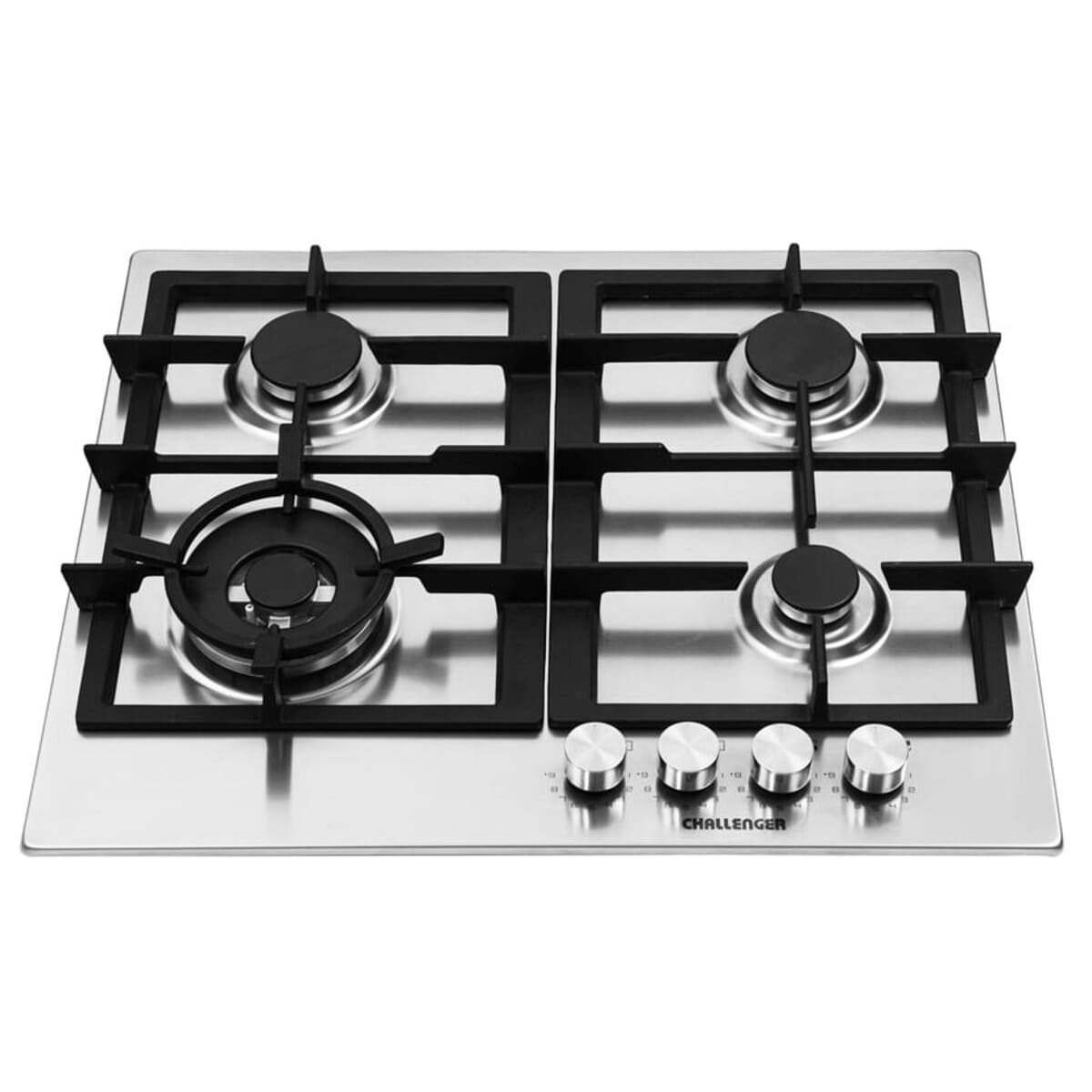 Cubierta empotrar Inox Challenger cuatro puestos 60cm gas natural parrilla completa | SV 6860 EI - Image 5