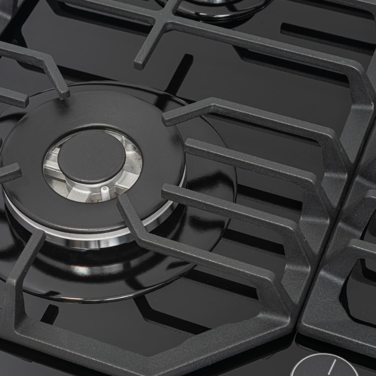 Cubierta Empotrable Superior 4 puestos 60 cm en Vidrio Mando Frontal CV 8031-2N - Image 2