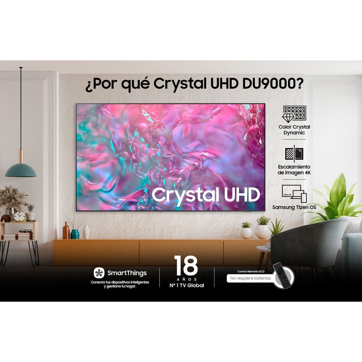 Televisor Samsung 98 pulgadas Crystal LED UHD Smart 4K UN98DU9000KXZL - Image 2