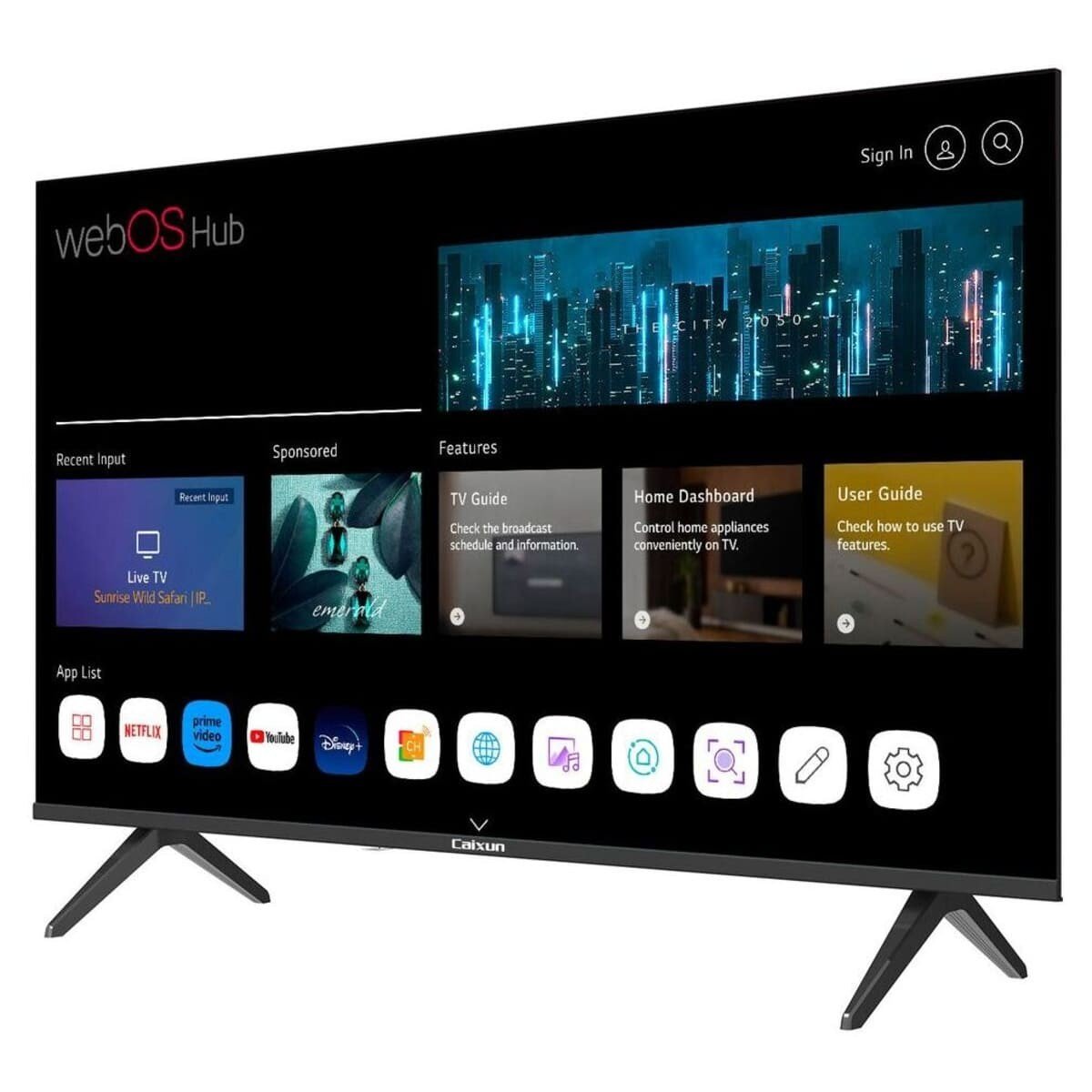 Televisor Caixun 43 pulgadas FHD LED Smart TV WebOS C43VAFW - Image 4