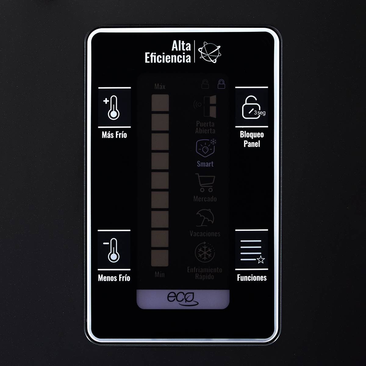 Nevera Haceb 448 Litros Brutos Negro Cósmico Manija Integrada Inverter NEV ALC 448 SE PD DA MI NC INV - Image 6