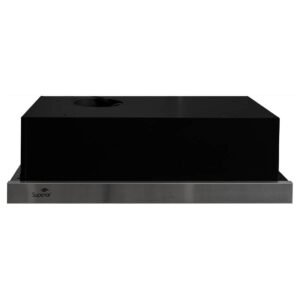 Campana Superior 66 cm Telescópica 3 Velocidades Inox Negro CN 8091-1