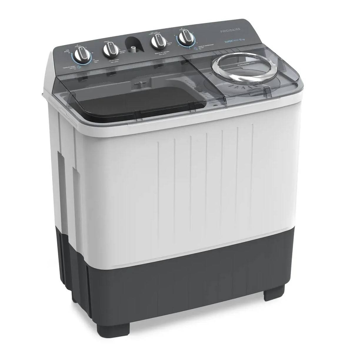 Lavadora Semiautomática Frigidaire 12 Kg Doble Tina Blanca FWTM12M6BUXW