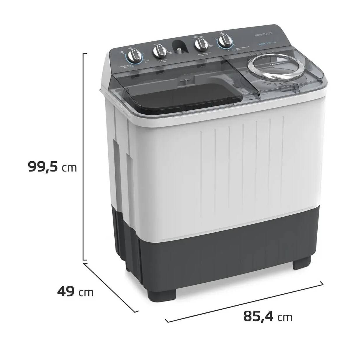 Lavadora Semiautomática Frigidaire 12 Kg Doble Tina Blanca FWTM12M6BUXW - Image 5