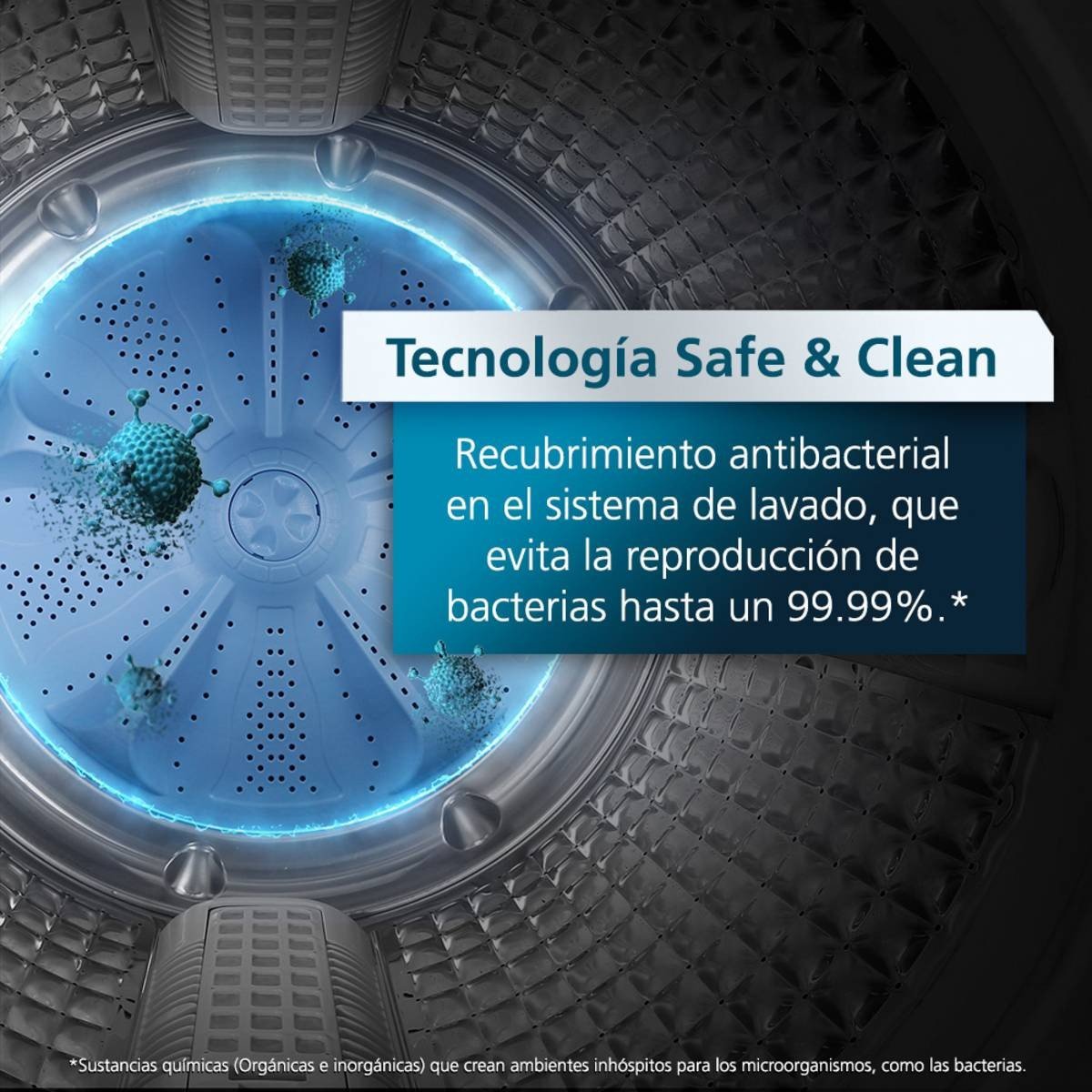 Lavadora Mabe 16 Kg Carga Superior Diamond Gris LMA6120WDGAB0 - Image 2