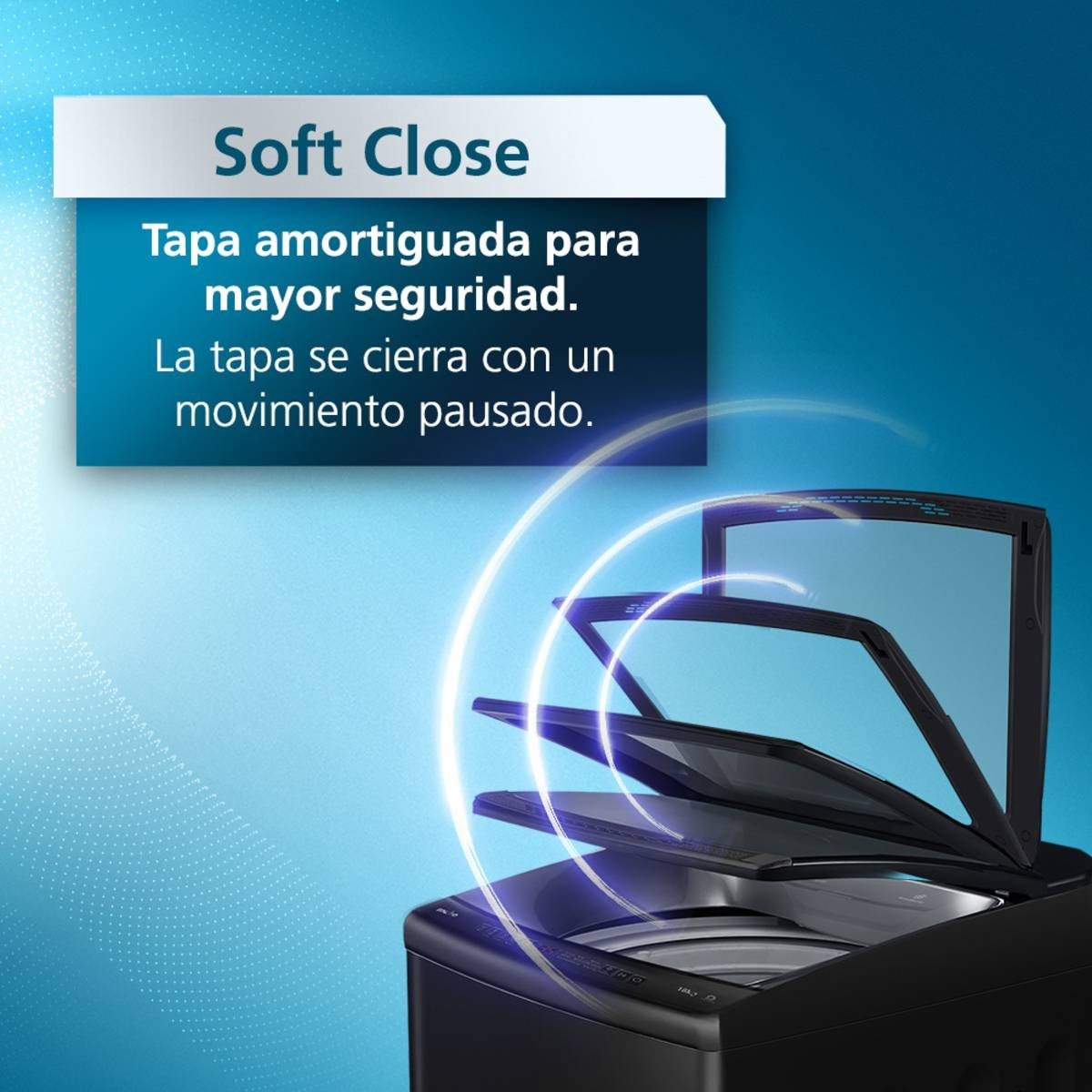 Lavadora Mabe 16 Kg Carga Superior Diamond Gris LMA6120WDGAB0 - Image 5