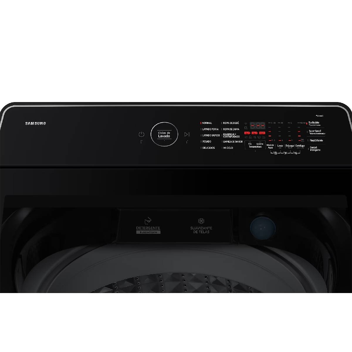 Lavadora Samsung 19 Kg Carga Superior Bespoke AI Wash Negra WA80F19S8BCO - Image 3