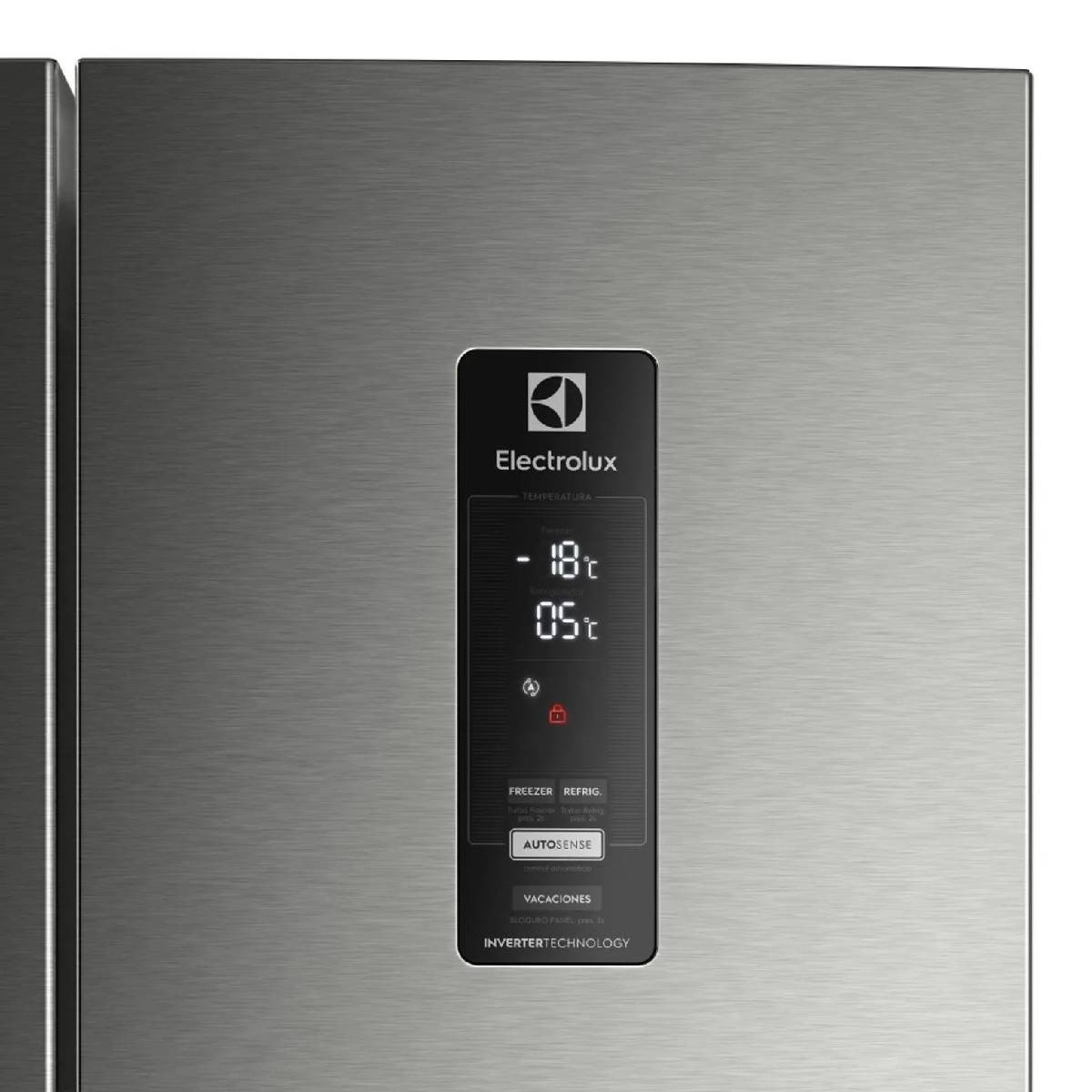 Nevecon Electrolux 421 Litros No Frost Bottom Multi Door Inverter Silver ERQU40E3HWS - Image 4