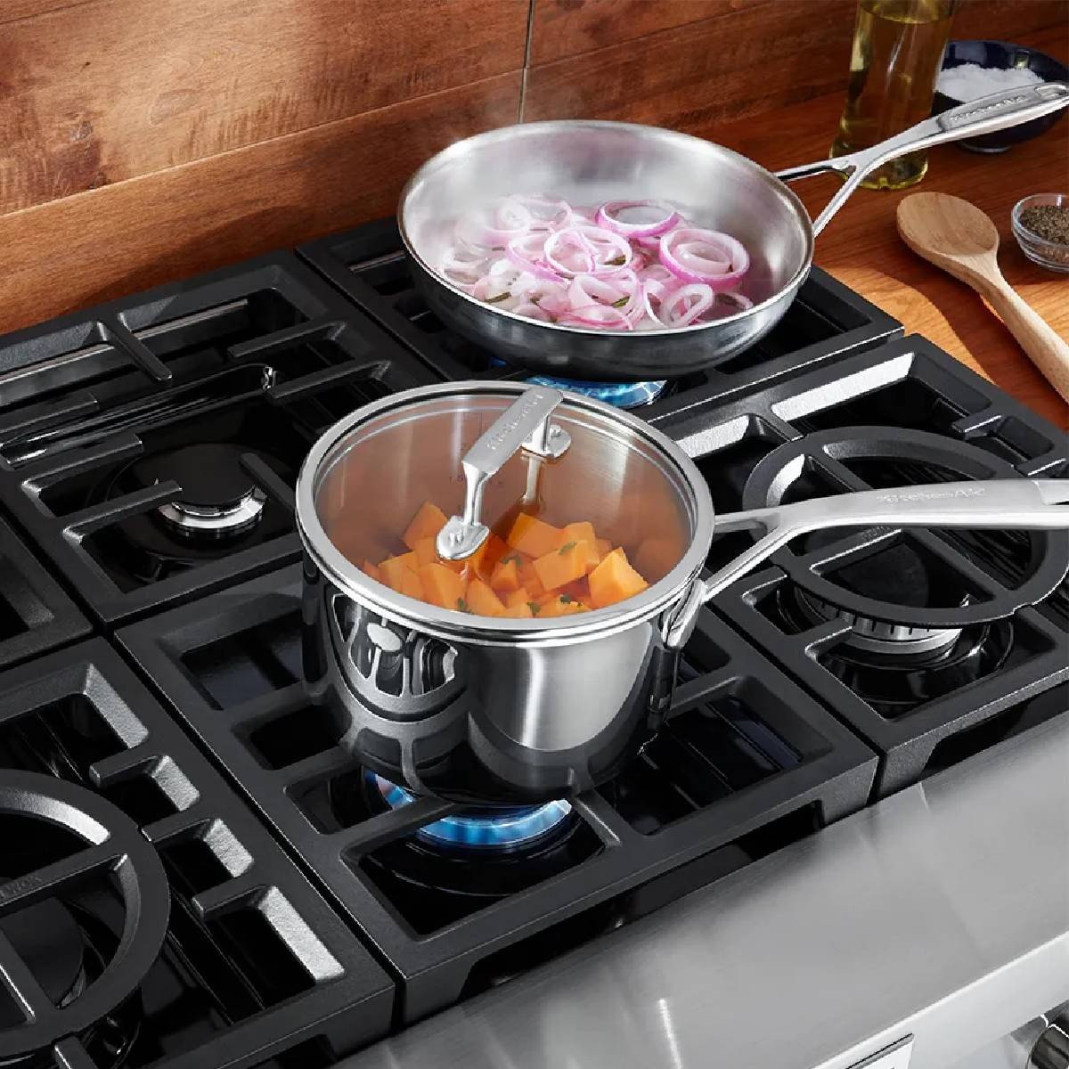 Cubierta de Empotrar KitchenAid 6 Puestos 90.8 cm KCGC506JSS - Image 4