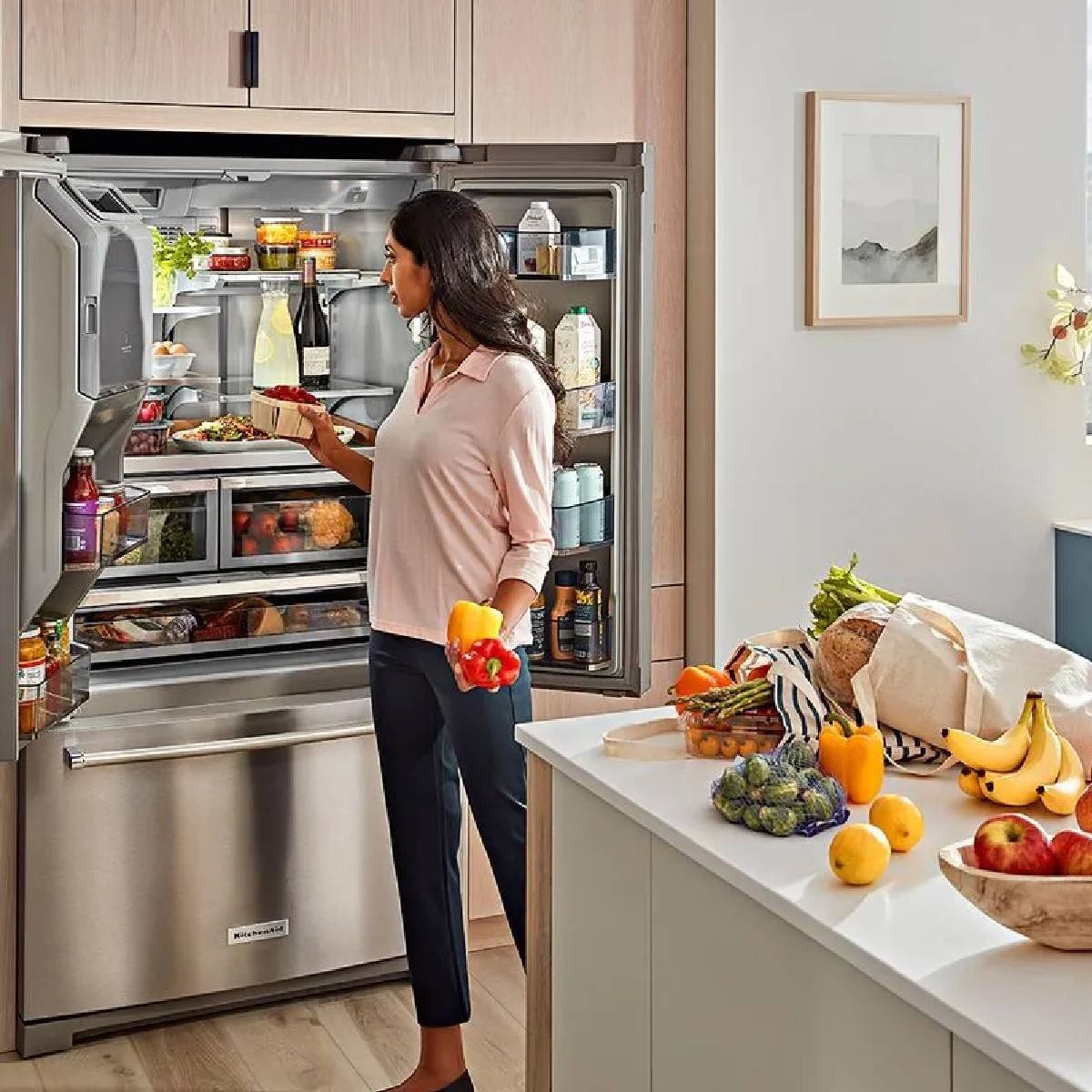 Nevecon KitchenAid 763 Litros French Door KRFF577KPS - Image 2