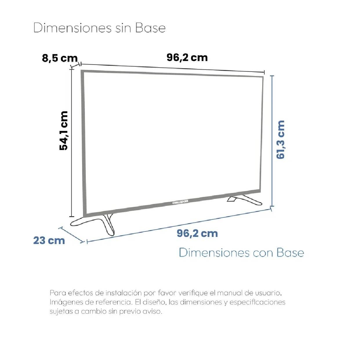 Televisor Challenger 43 pulgadas LED FULL HD Google LED 43KG90 BT T2 GOOGLE TV - Image 3