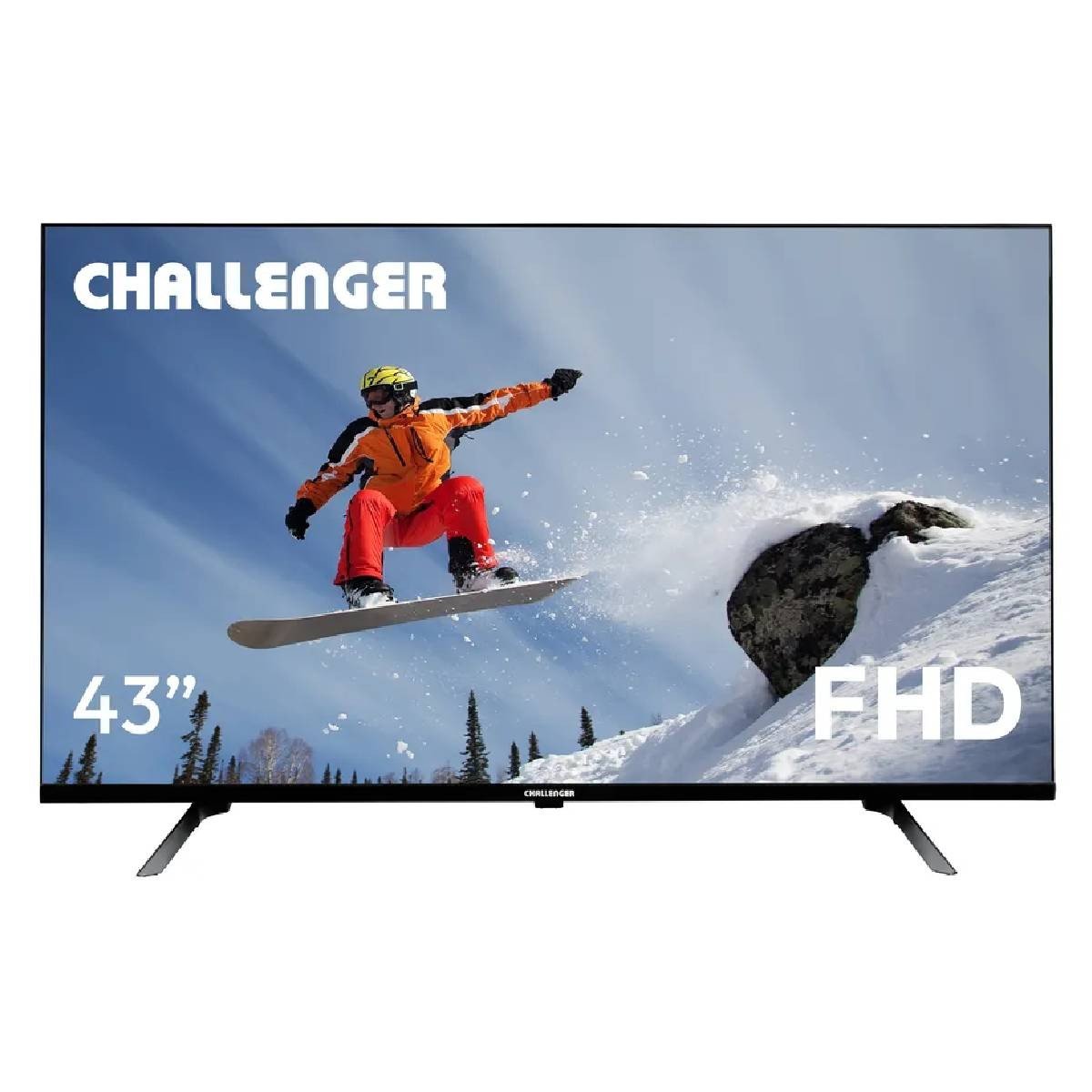 Televisor Challenger 43 pulgadas LED FULL HD Google LED 43KG90 BT T2 GOOGLE TV