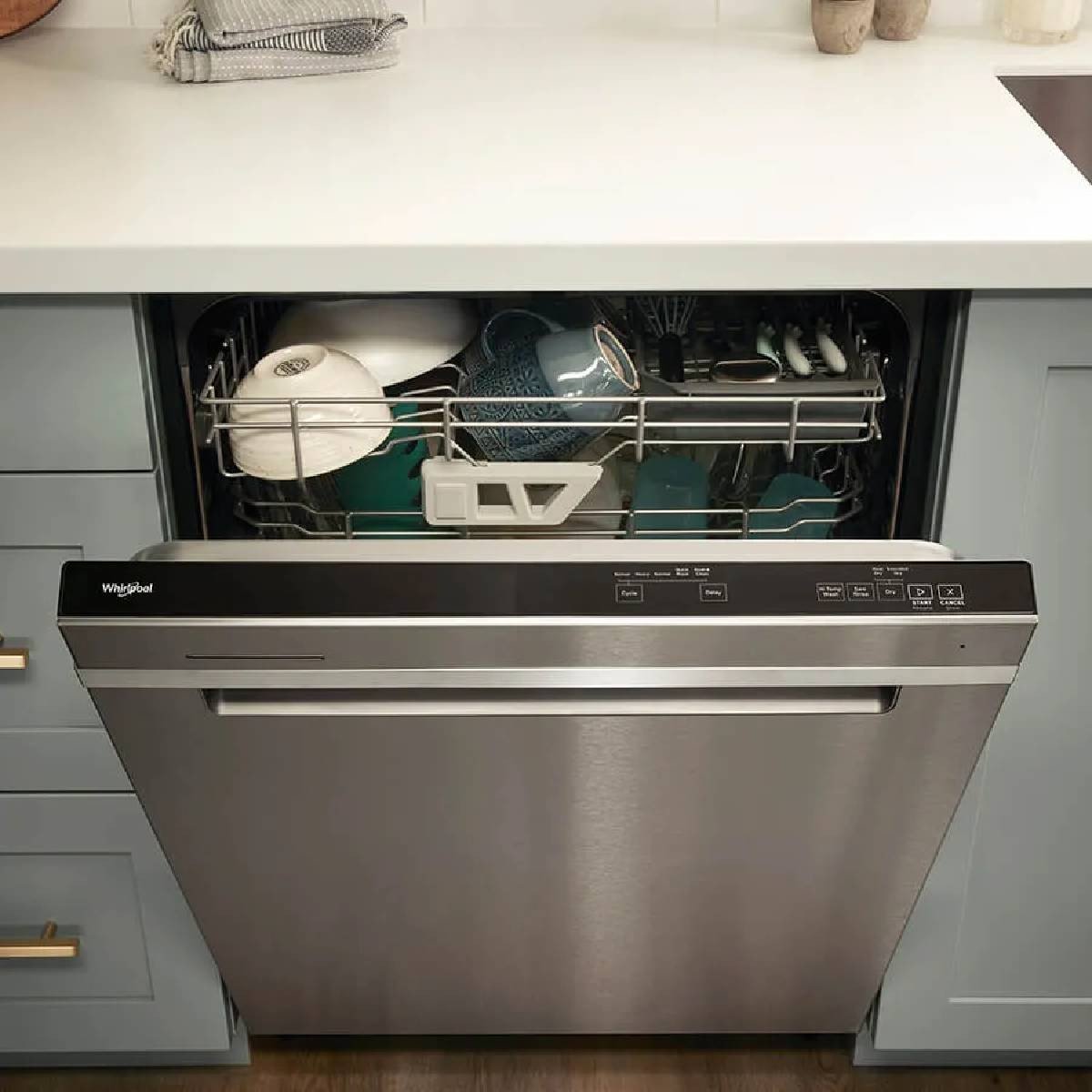 Lavavajillas Whirlpool 75 piezas Gris Inox WDT970SAKZ - Image 3