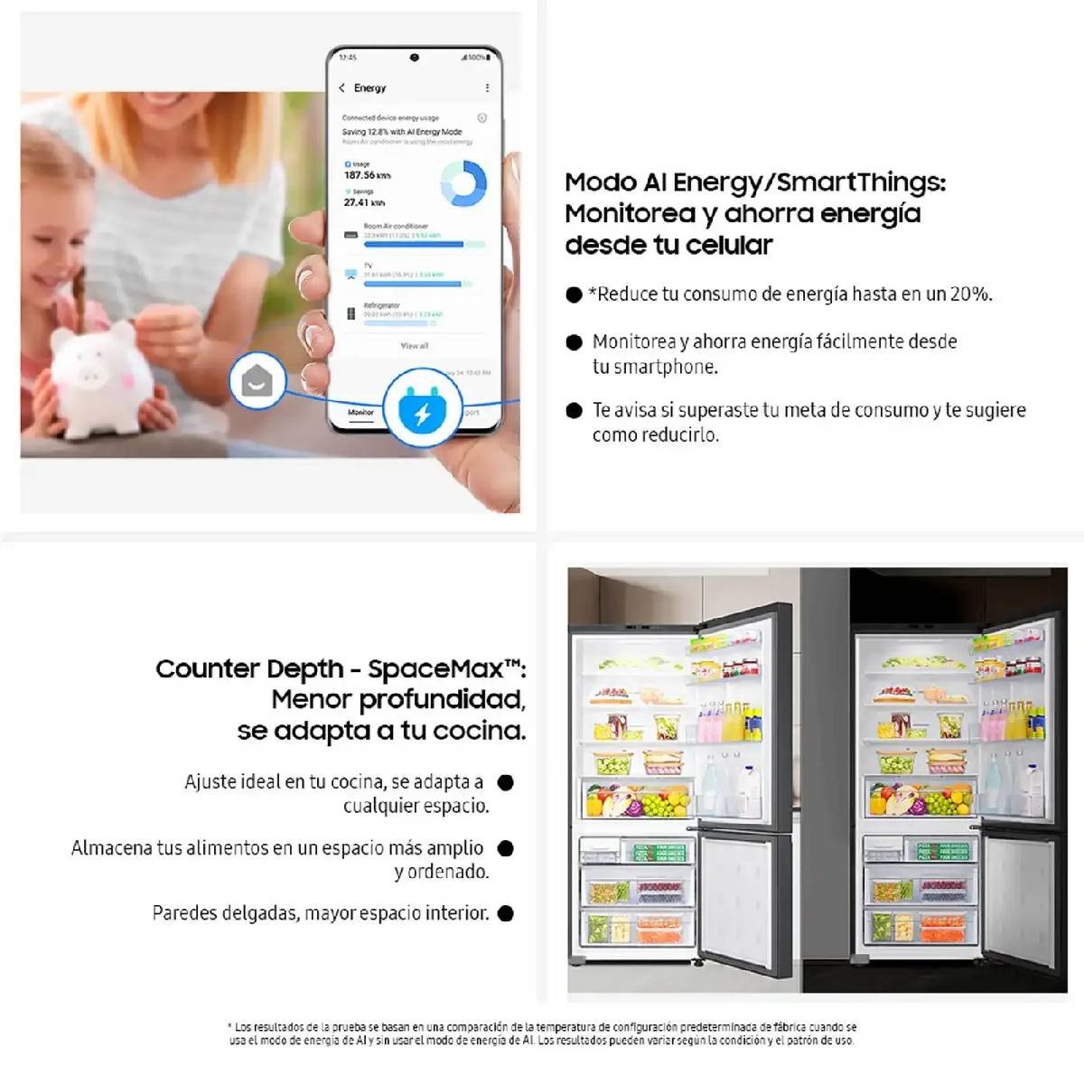 Nevera Samsung 427 Litros Tipo Europeo Gris RB43DG6005S9CO - Image 8