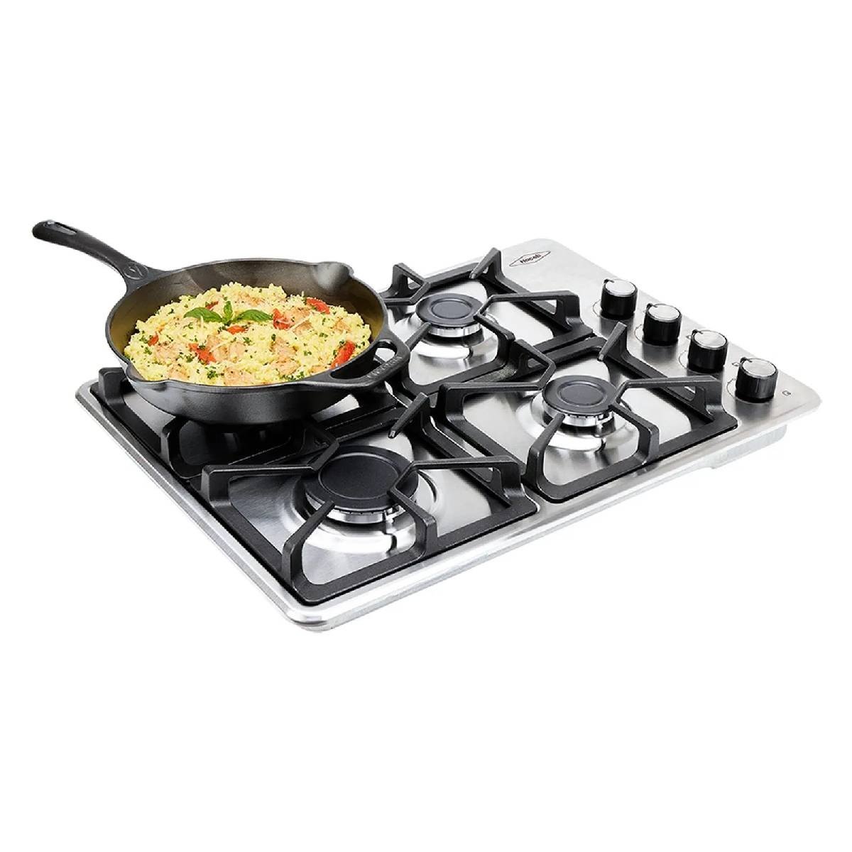 Cubierta de Empotrar Haceb 60-43 Inox CUB TA 60-43 INOX HF GN - Image 2