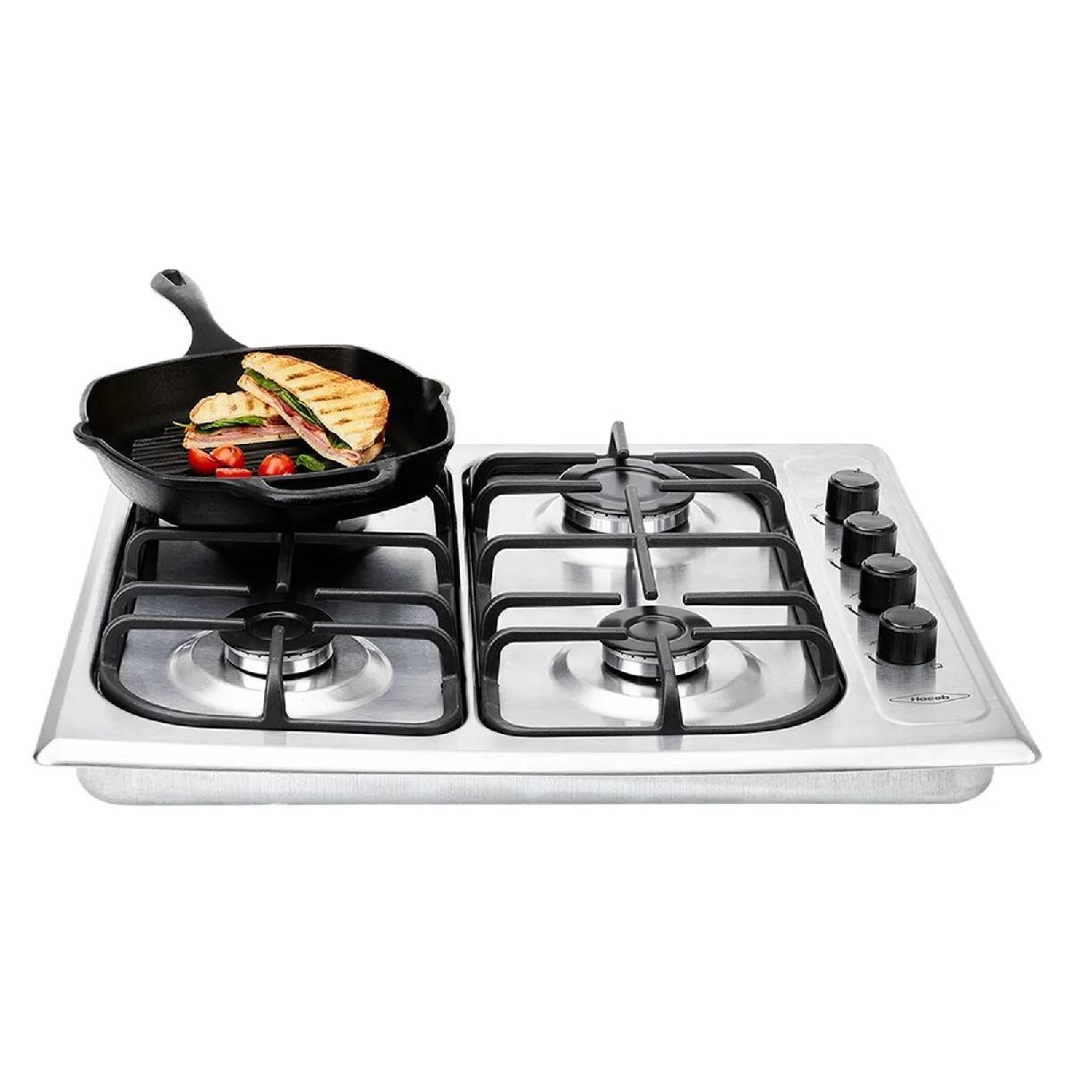 Cubierta de Empotrar Haceb 60X51 Sesamo CUB SE 60-51 INOX HF GN - Image 2