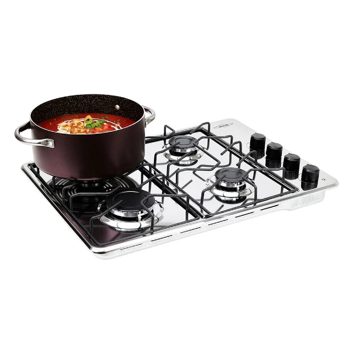 Cubierta de Empotrar Haceb 60X43 CUB TO 60-43 INOX AL GN - Image 2