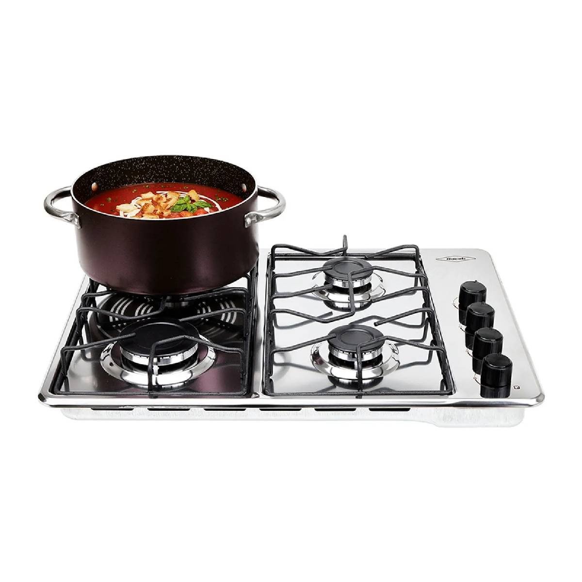 Cubierta de Empotrar Haceb 60X43 CUB TO 60-43 INOX AL GN - Image 10