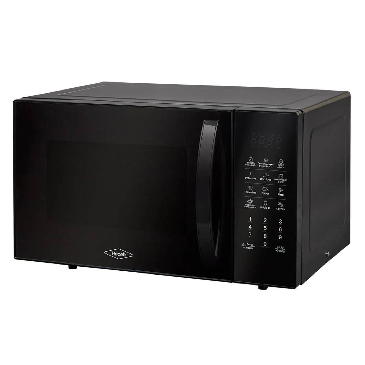 Horno Microondas Haceb 0,9 pies Negro con Gratinador - Image 6