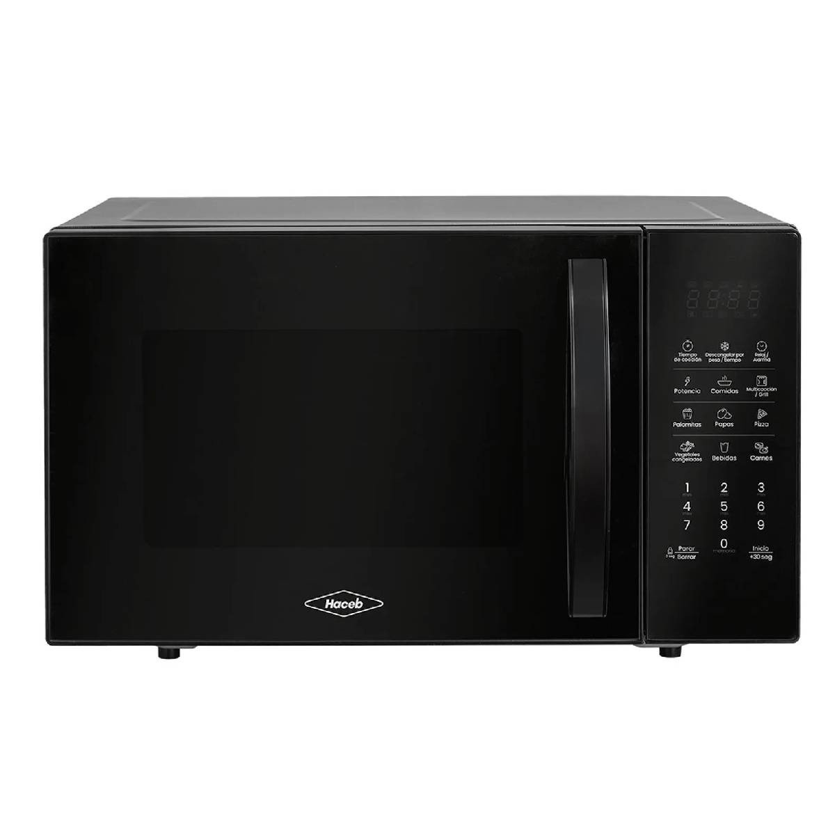 Horno Microondas Haceb 0,9 pies Negro con Gratinador