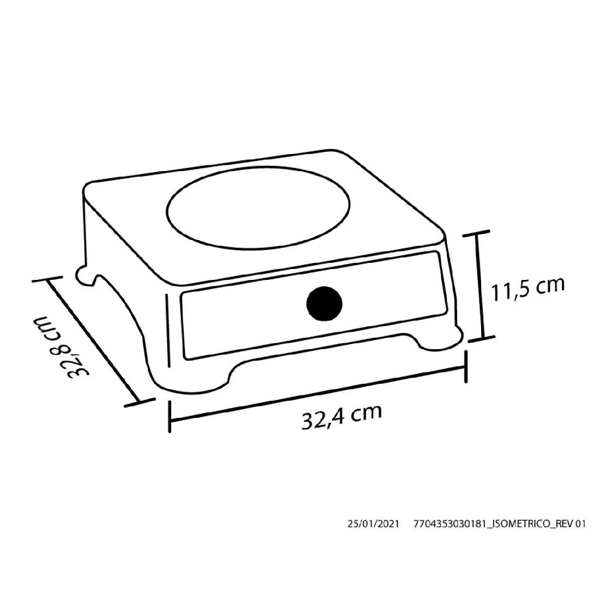 Cocineta Eléctrica Haceb 1 puesto COCINETA AR ELEC-1 - Image 3