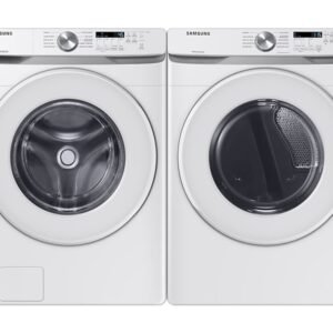 Combo Samsung Lavadora 20 Kg Carga Frontal WF20T6000AW/CO + Secadora DVG20T6000W/CO