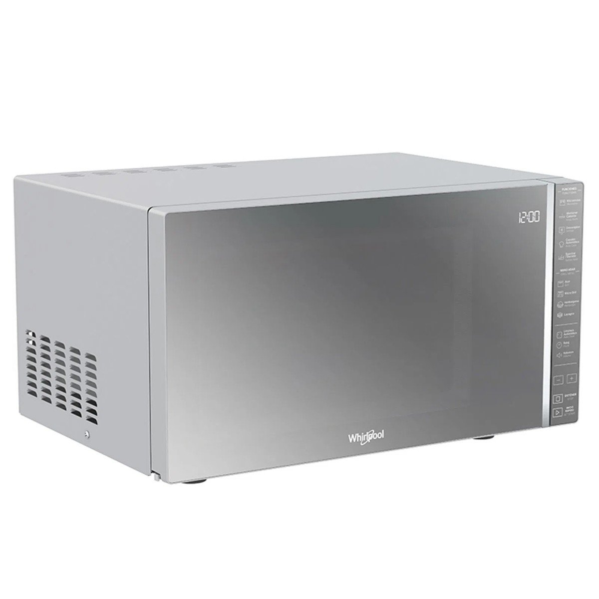Horno Microondas Whirlpool 30 LTS Acabado Espejo con Grill Silver WM2811D - Image 5