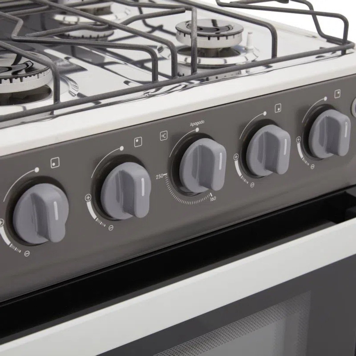 Estufa Haceb 4 Ptos Romero Gas EE Plata | ESTUFA ROMERO 50T GN PL - Image 3