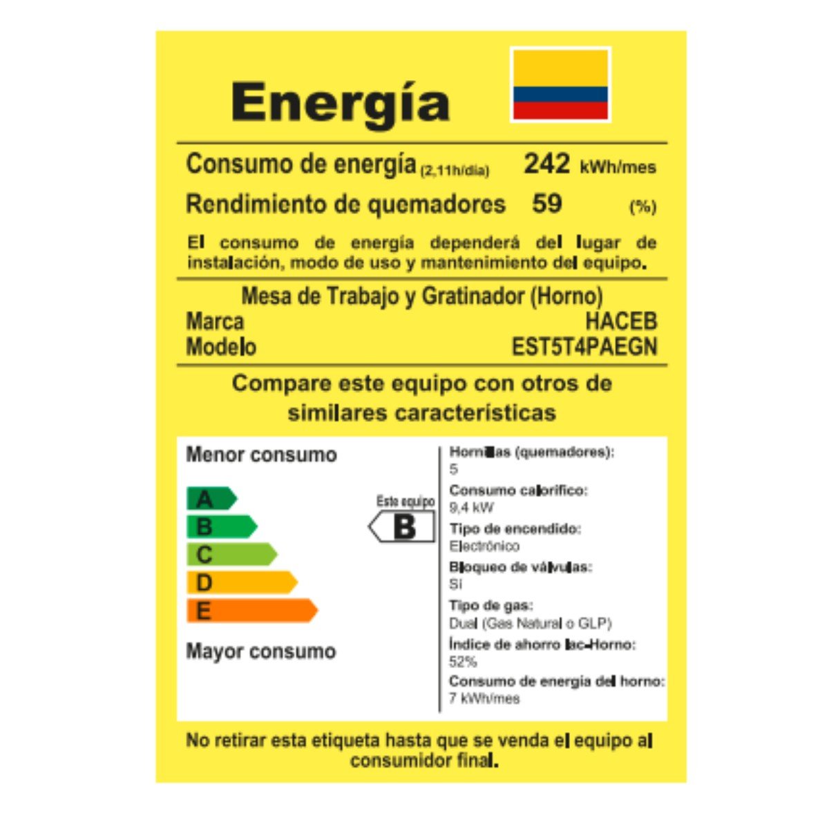 Estufa Haceb 4 Ptos Romero Gas EE Plata | ESTUFA ROMERO 50T GN PL - Image 5