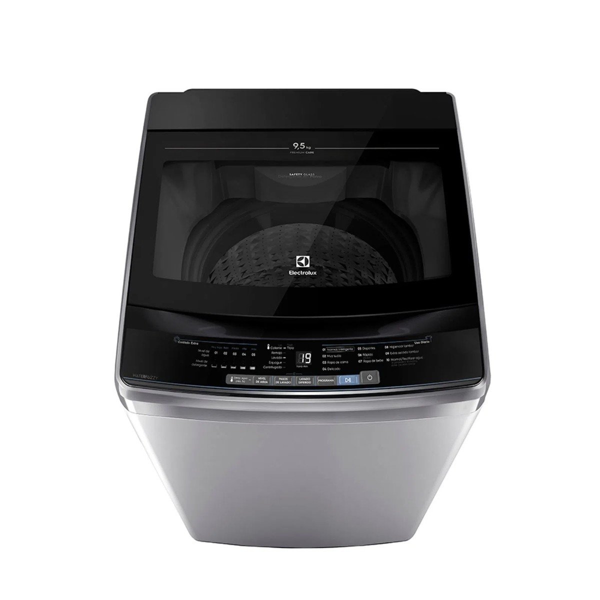 Lavadora Electrolux 9.5 Kg Carga Superior Gris EWIW95F6USVG - Image 2
