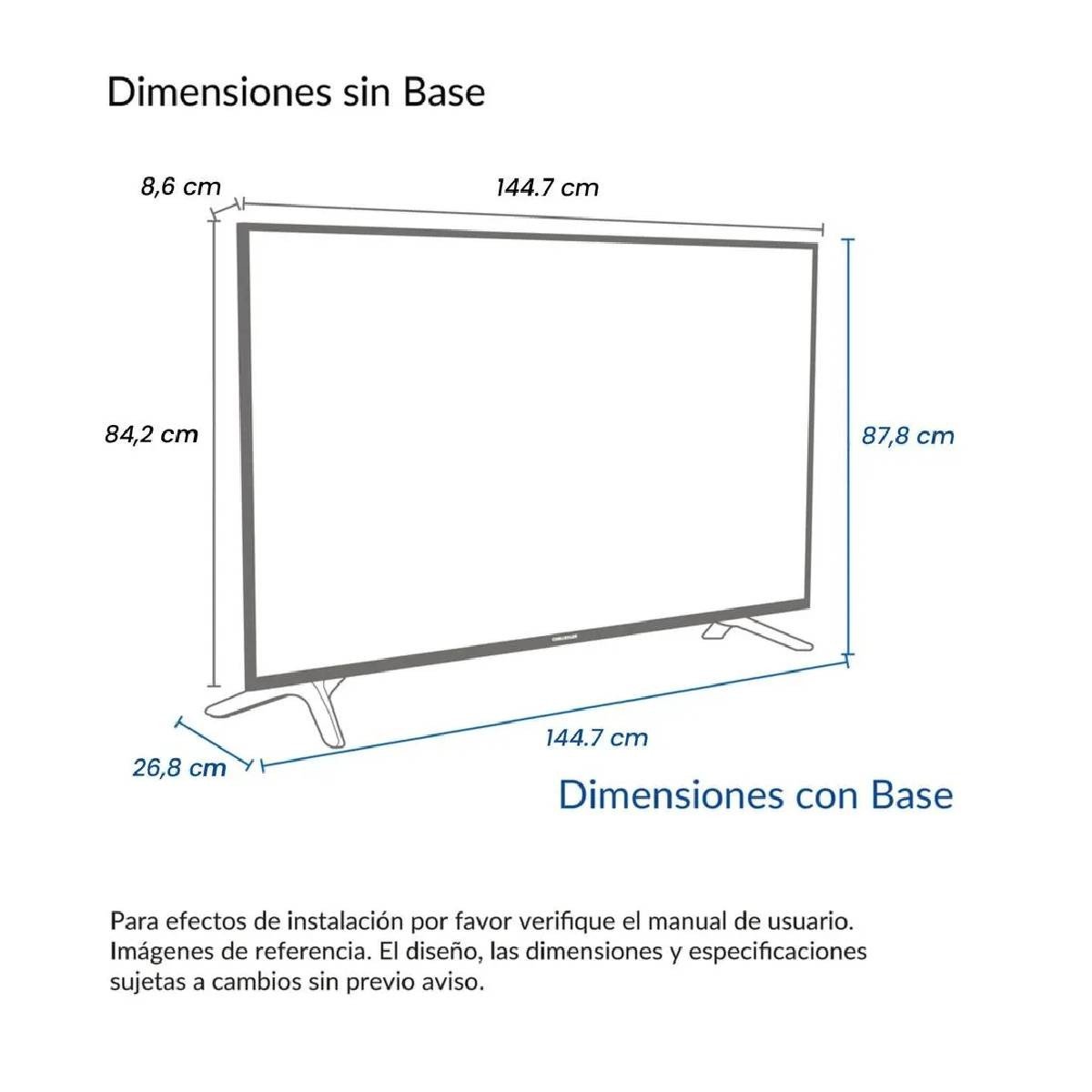 Televisor Challenger 65 pulgadas QLED Google TV 65KG290 BT - Image 3