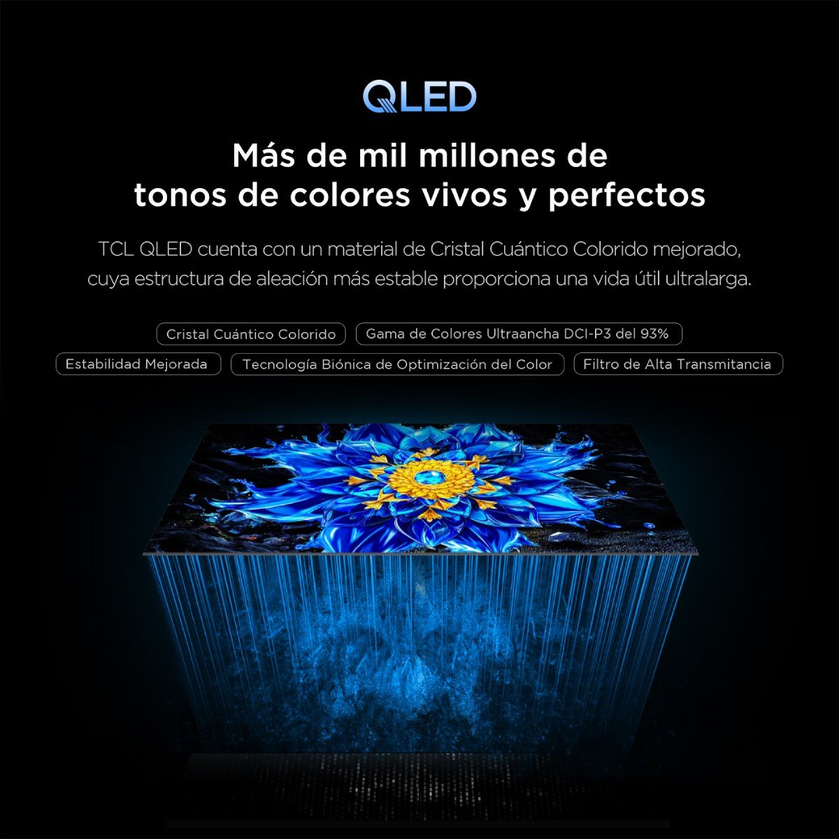 copy of Televisor TCL 65 pulgadas QLED Premium Google 65P7L - Image 2