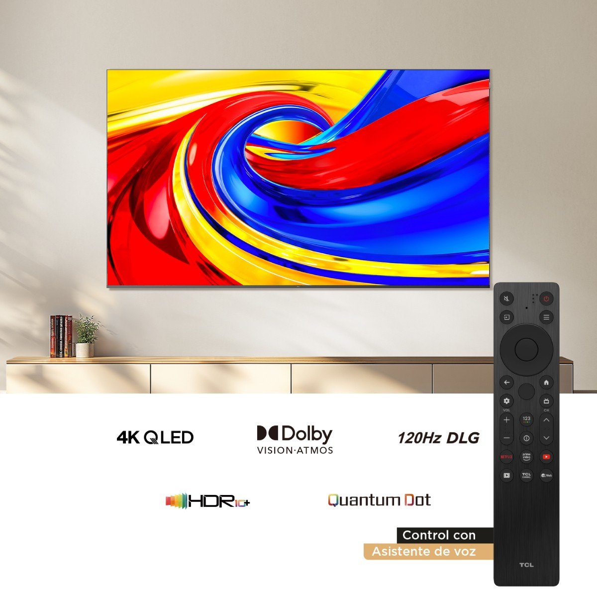 copy of Televisor TCL 65 pulgadas QLED Premium Google 65P7L - Image 7